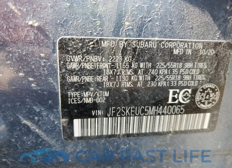 JF2SKEUC5MH440065# 13