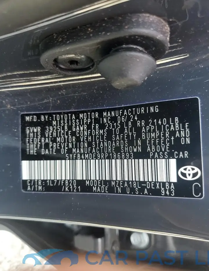 5YFB4MDE9RP186893# 12