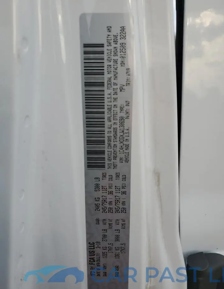 1C4HJXDGXJW130690# 13