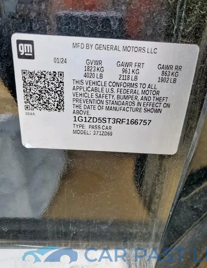 1G1ZD5ST3RF166757# 12