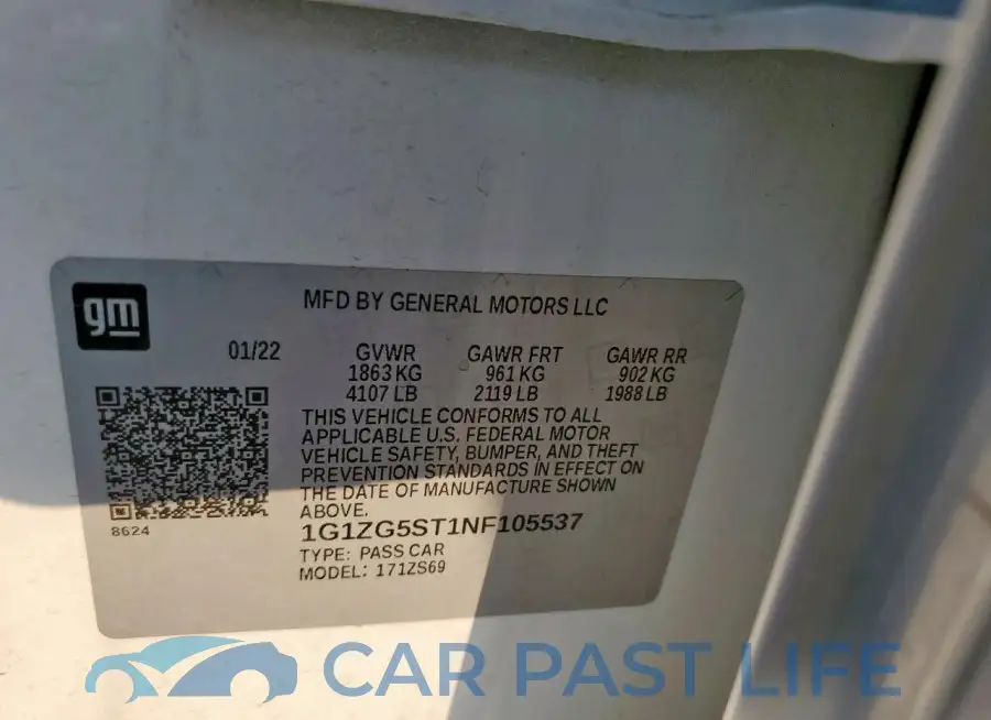 1G1ZG5ST1NF105537# 12