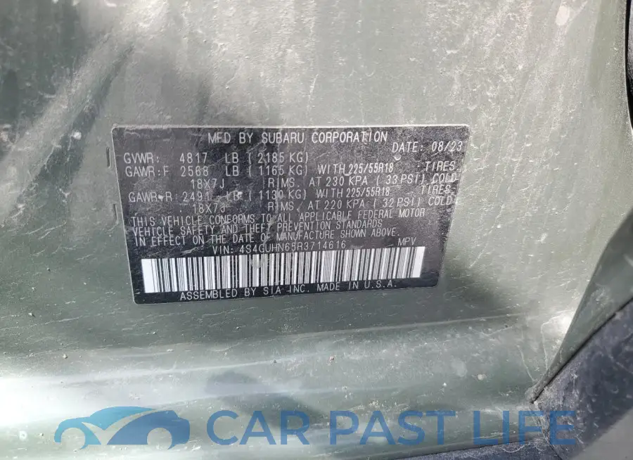 4S4GUHN65R3714616# 13