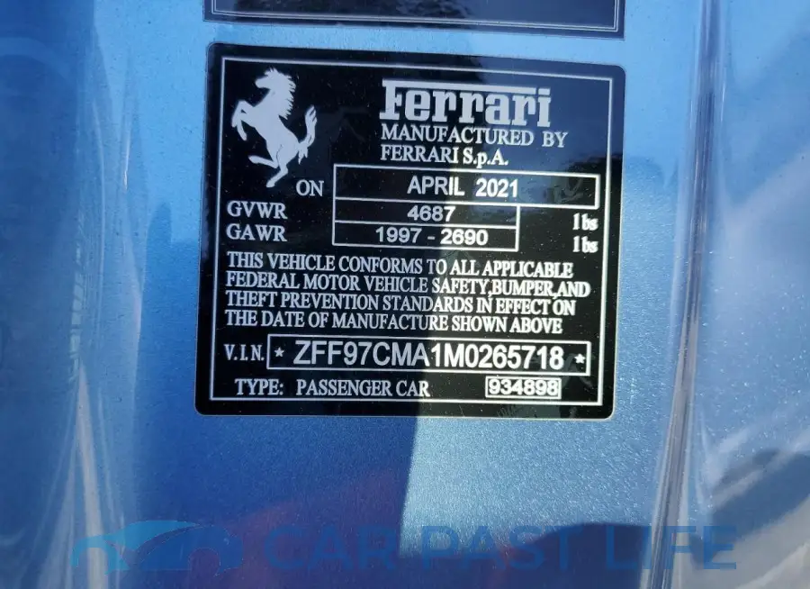 ZFF97CMA1M0265718# 12