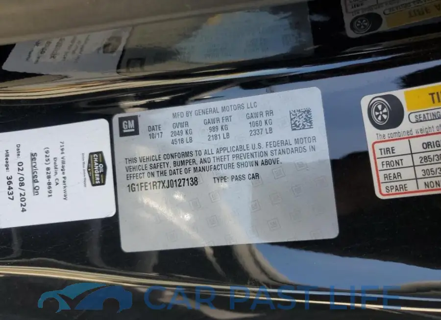 1G1FE1R7XJ0127138# 12