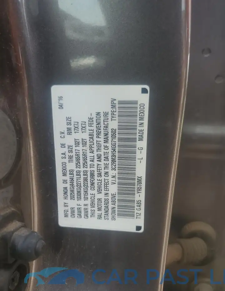 3CZRM3H54GG710502# 13