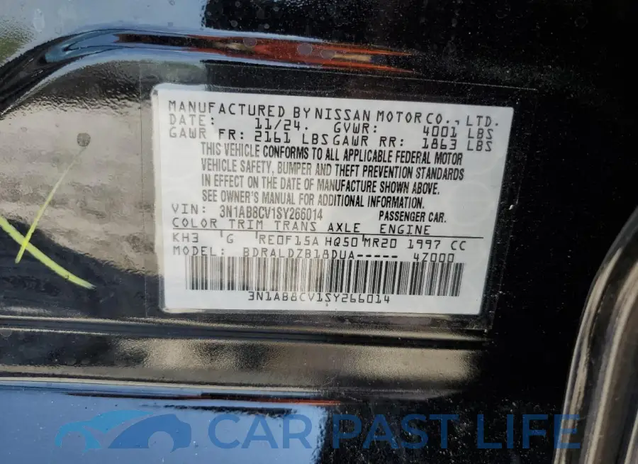 3N1AB8CV1SY266014# 12