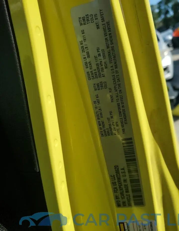 1C4RJXP6XRW238620# 13