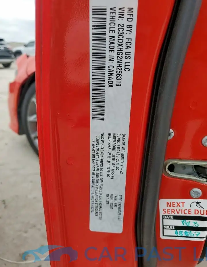 2C3CDXHG2NH256319# 12