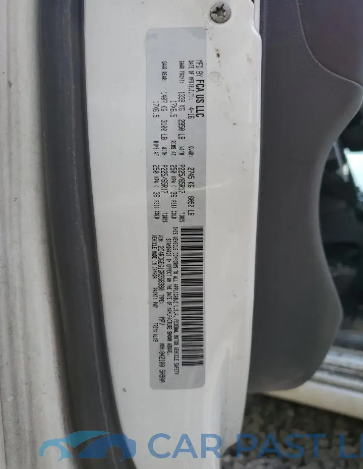 2C4RDGEG1GR358380# 13