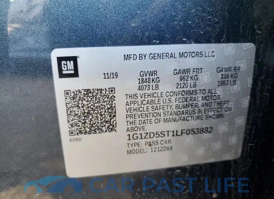 1G1ZD5ST1LF053882# 13