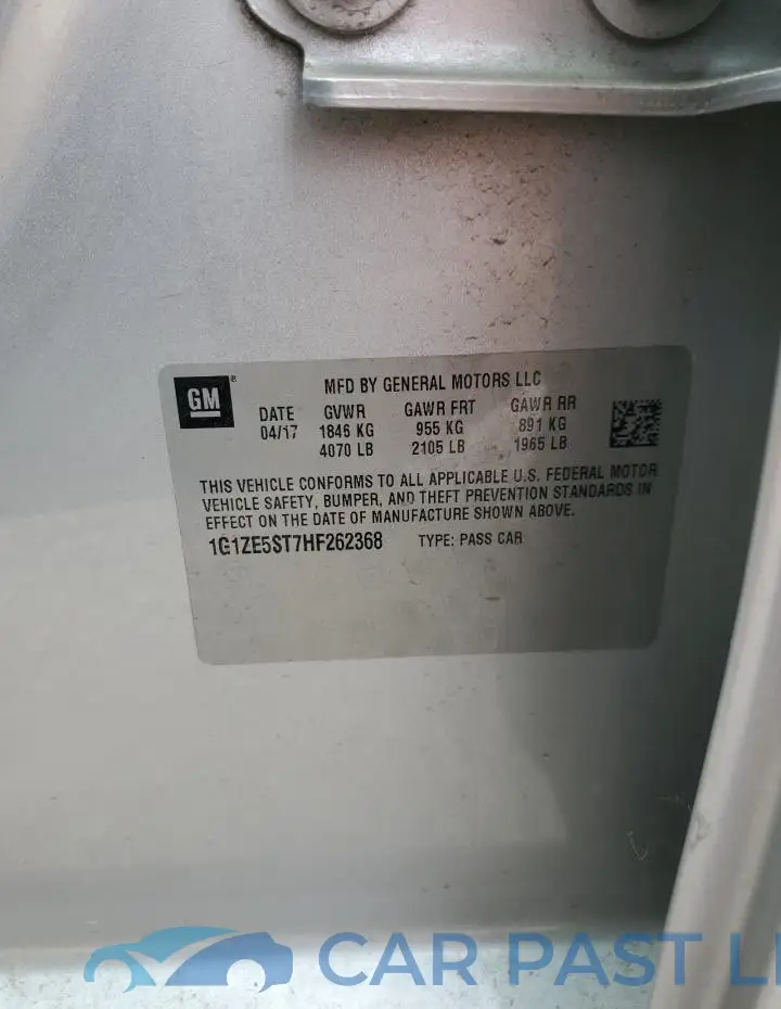1G1ZE5ST7HF262368# 12