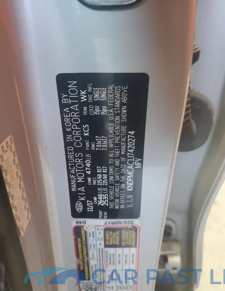 KNDPMCAC1J7420274# 13