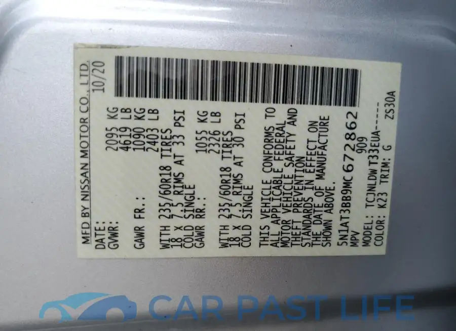 5N1AT3BB9MC672862# 13