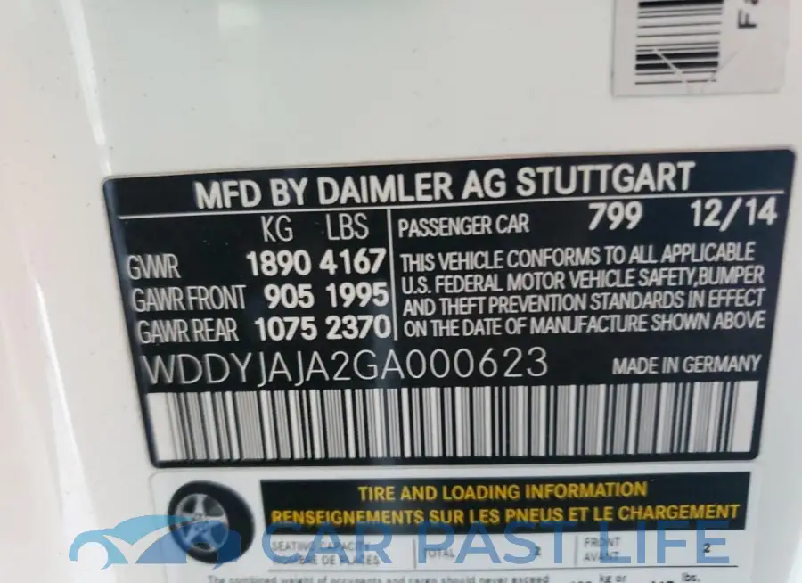 WDDYJAJA2GA000623# 13