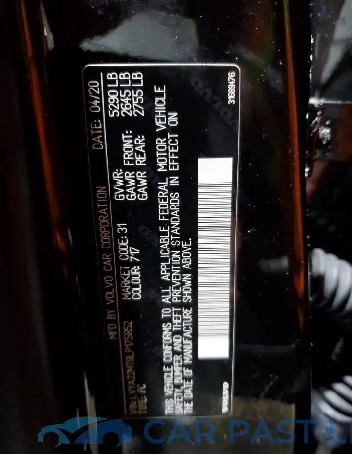 LVYA22MT9LP175852# 12