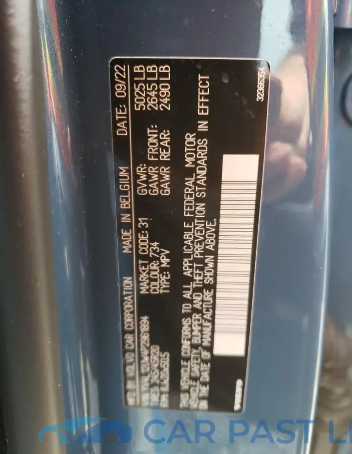 YV4L12UW4P2961894# 13