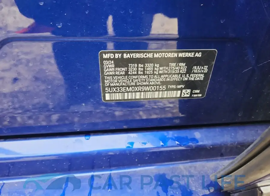 5UX33EM0XR9W00155# 14