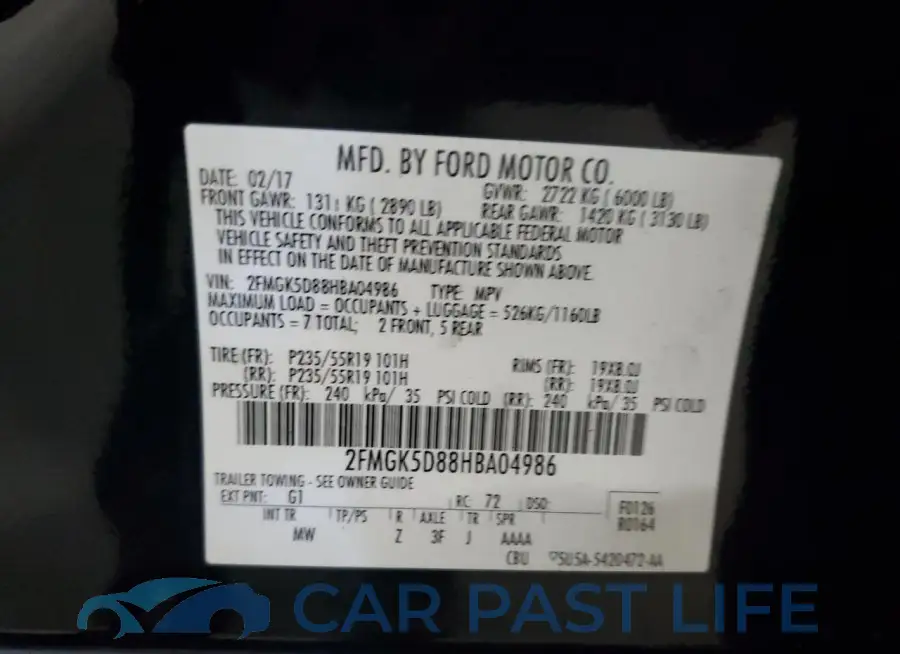 2FMGK5D88HBA04986# 13