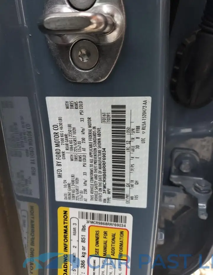 3FMCR9B68RRF69034# 13