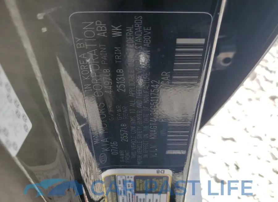 KNAGT4L39G5117542# 12