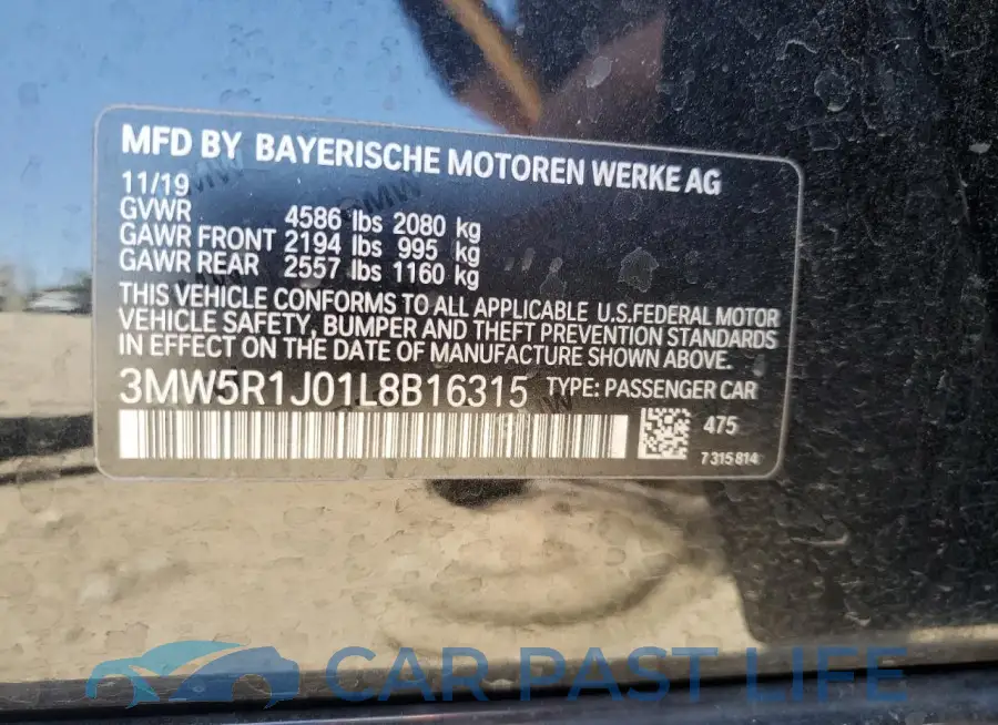 3MW5R1J01L8B16315# 12