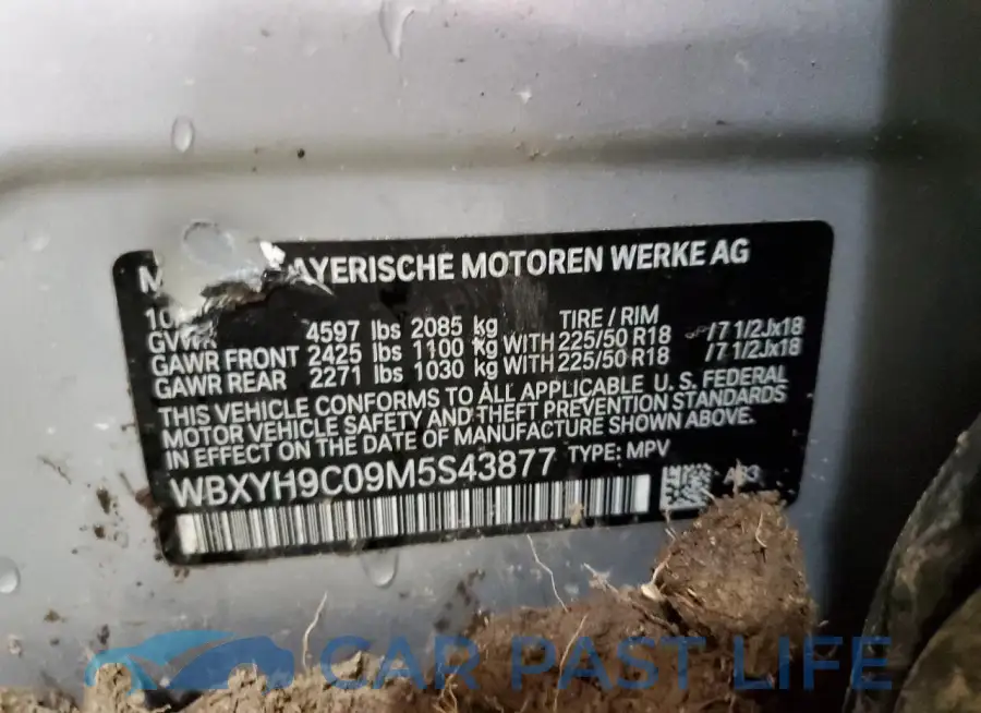 WBXYH9C09M5S43877# 13