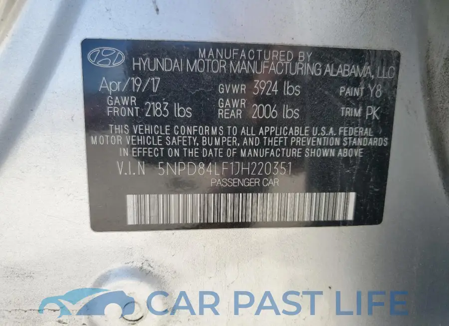 5NPD84LF1JH220351# 13