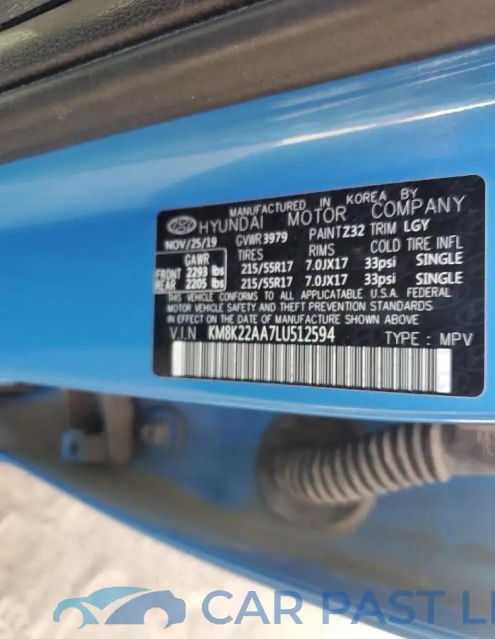 KM8K22AA7LU512594# 13