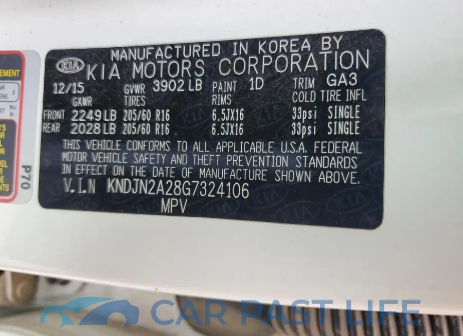 KNDJN2A28G7324106# 12