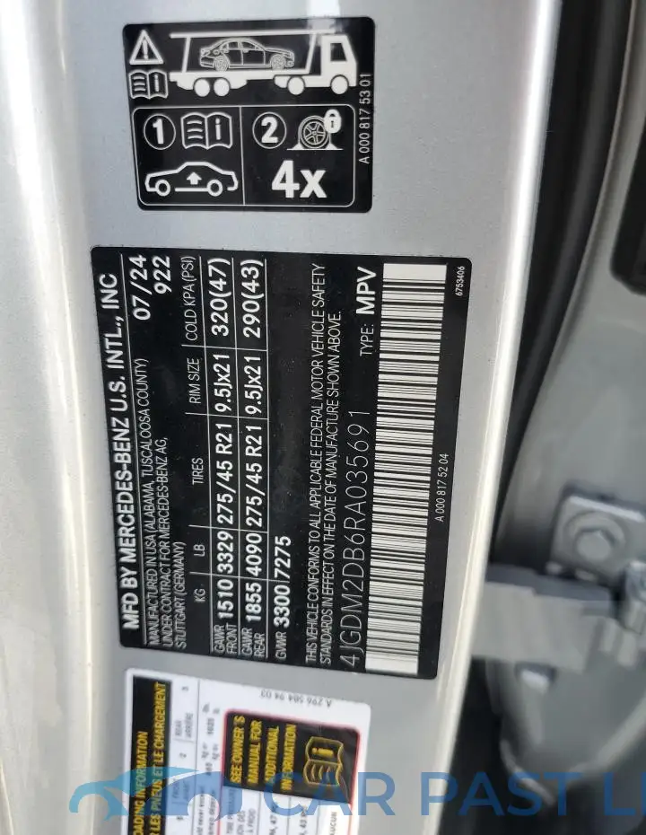 4JGDM2DB6RA035691# 14