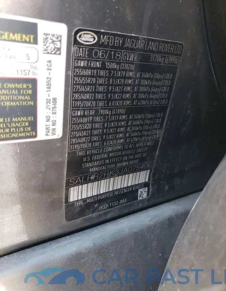 SALRR2RK3JA075406# 13