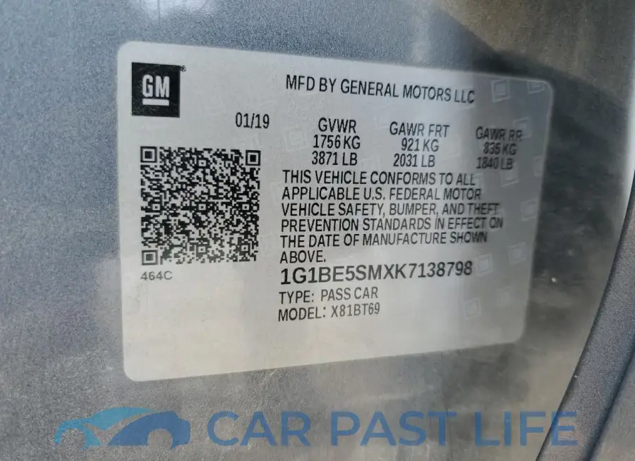 1G1BE5SMXK7138798# 13