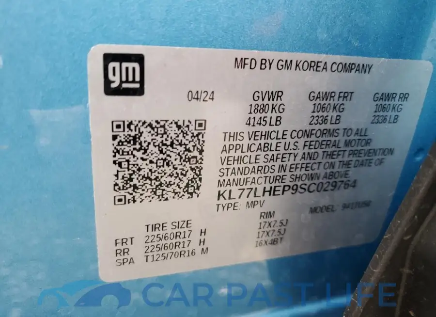 KL77LHEP9SC029764# 12