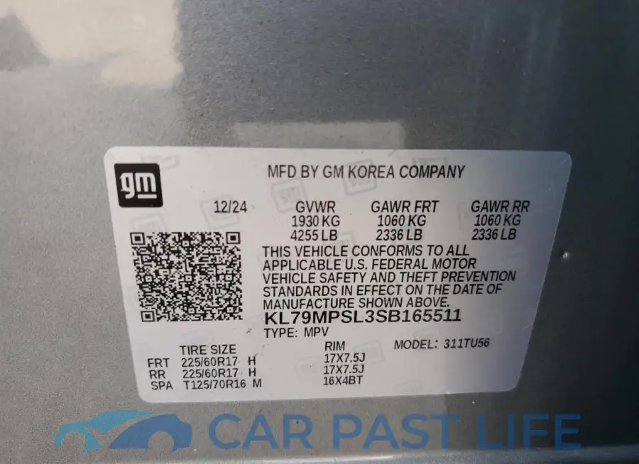 KL79MPSL3SB165511# 14