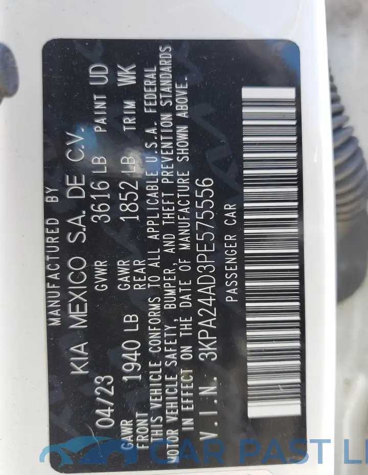 3KPA24AD3PE575556# 13