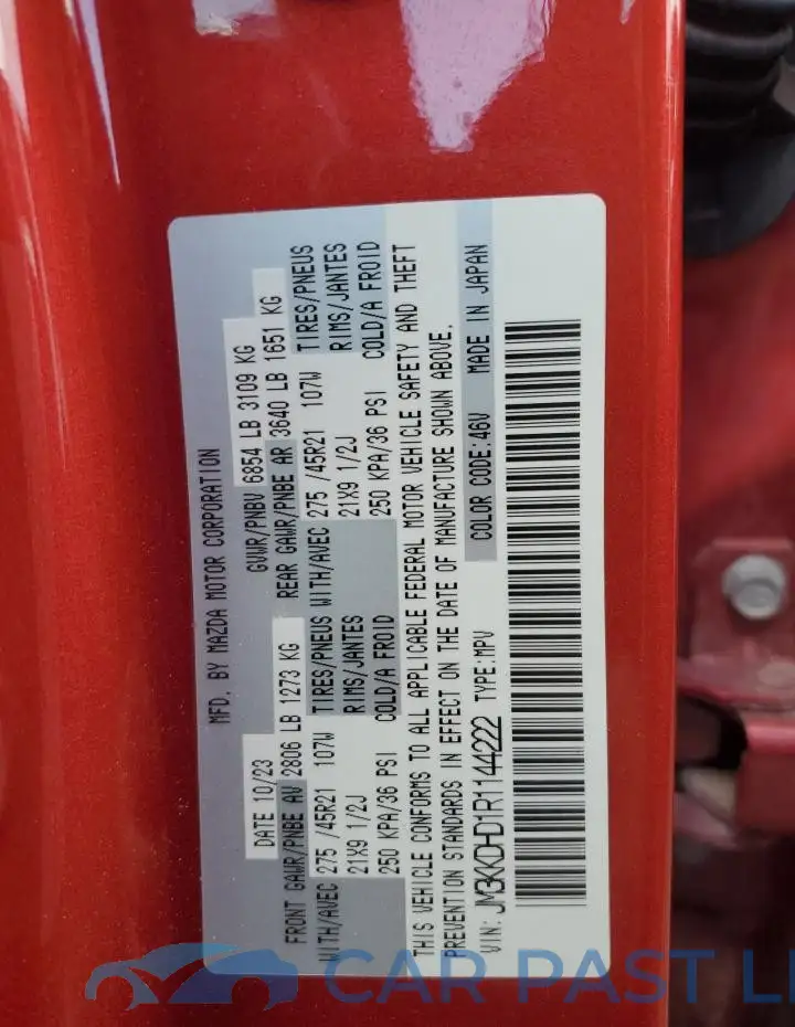 JM3KKDHD1R1144222# 13