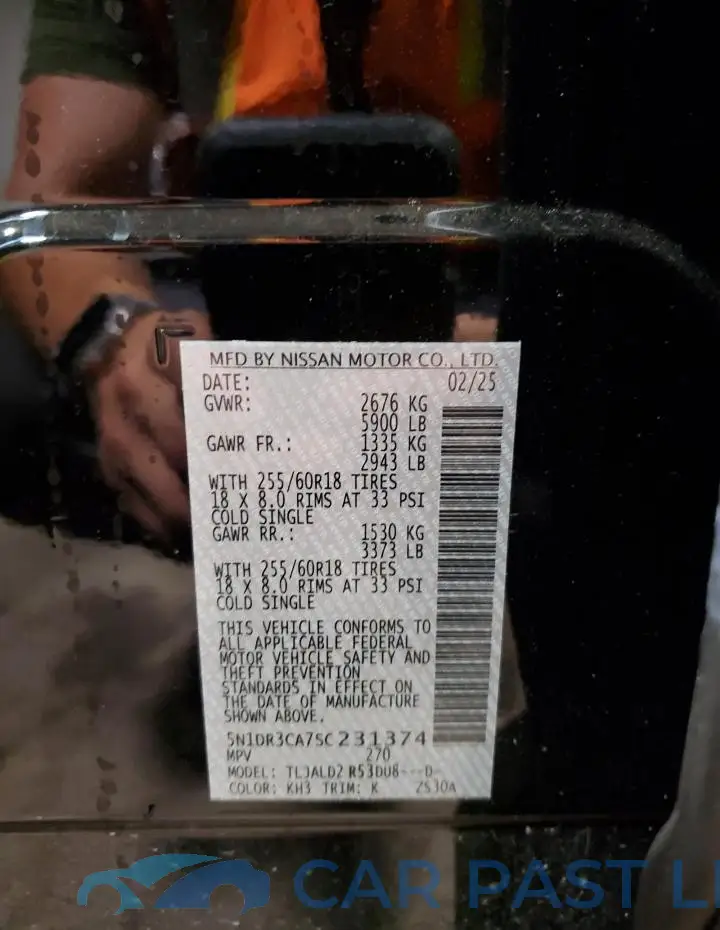 5N1DR3CA7SC231374# 14