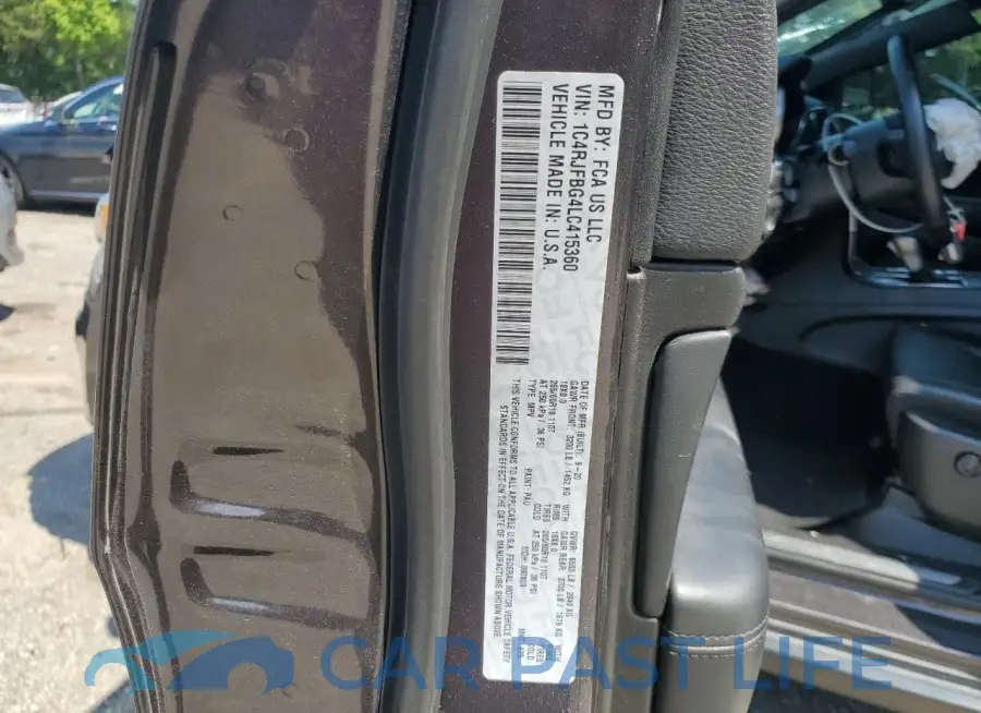 1C4RJFBG4LC415360# 13