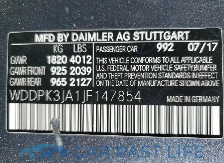 WDDPK3JA1JF147854# 12