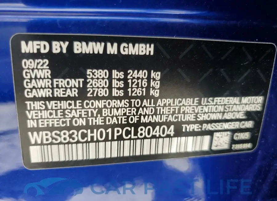 WBS83CH01PCL80404# 12