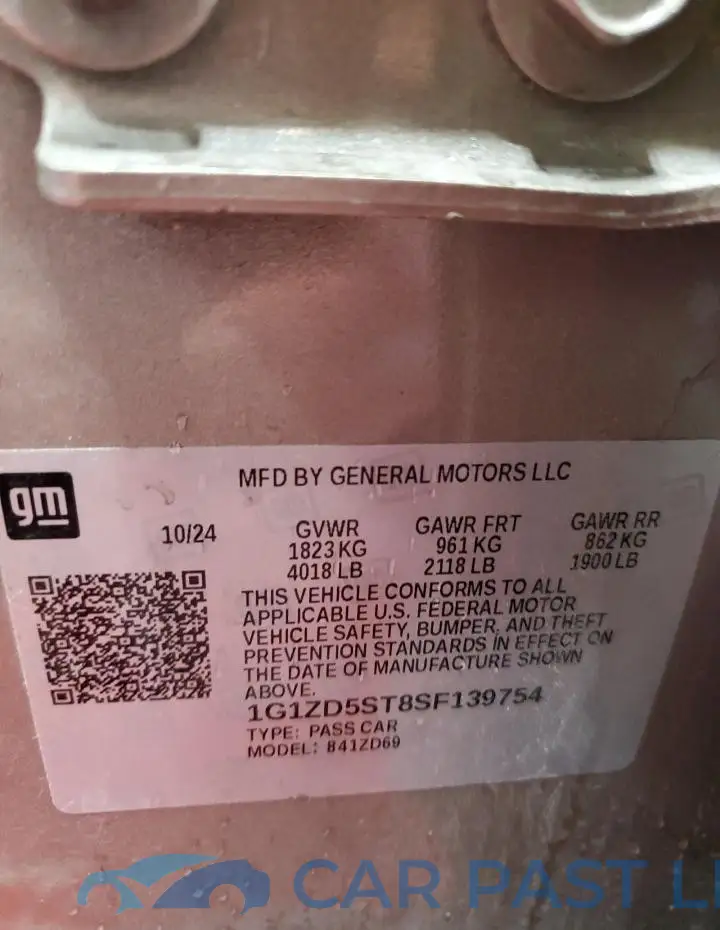 1G1ZD5ST8SF139754# 12