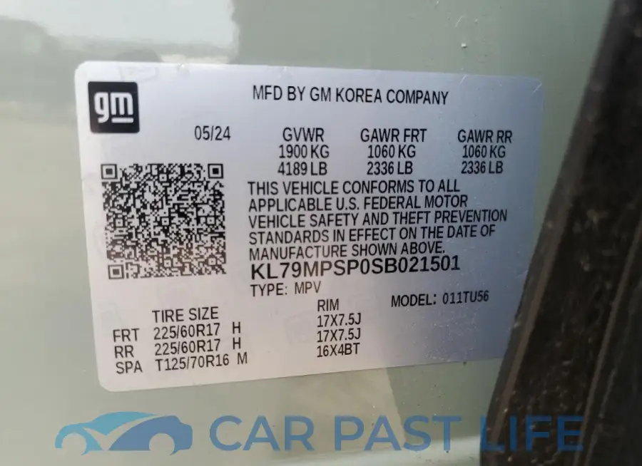 KL79MPSP0SB021501# 13