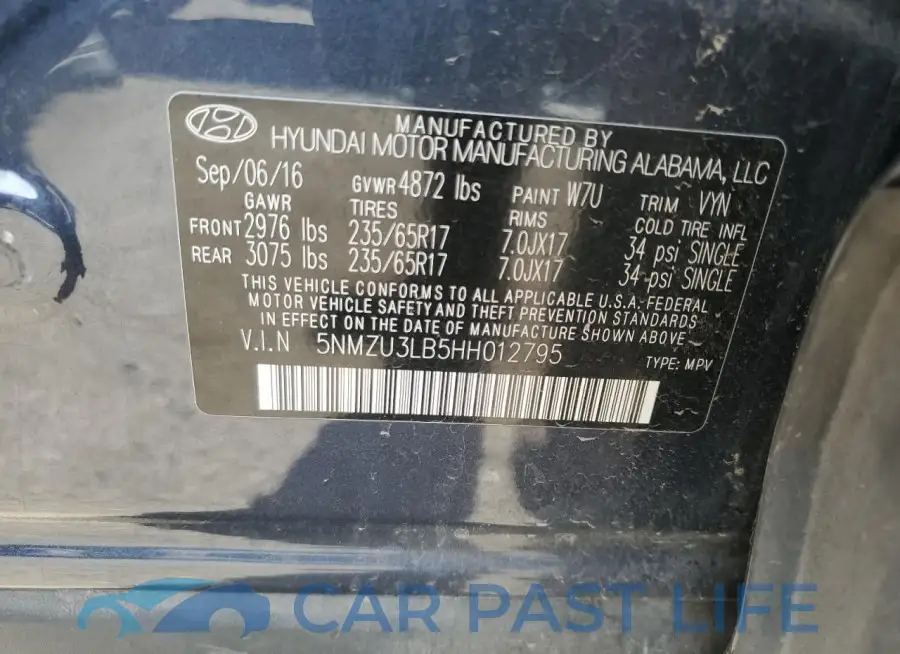 5NMZU3LB5HH012795# 13