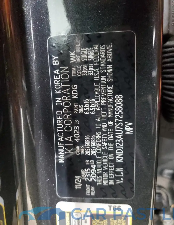 KNDJ23AU7S7258088# 12