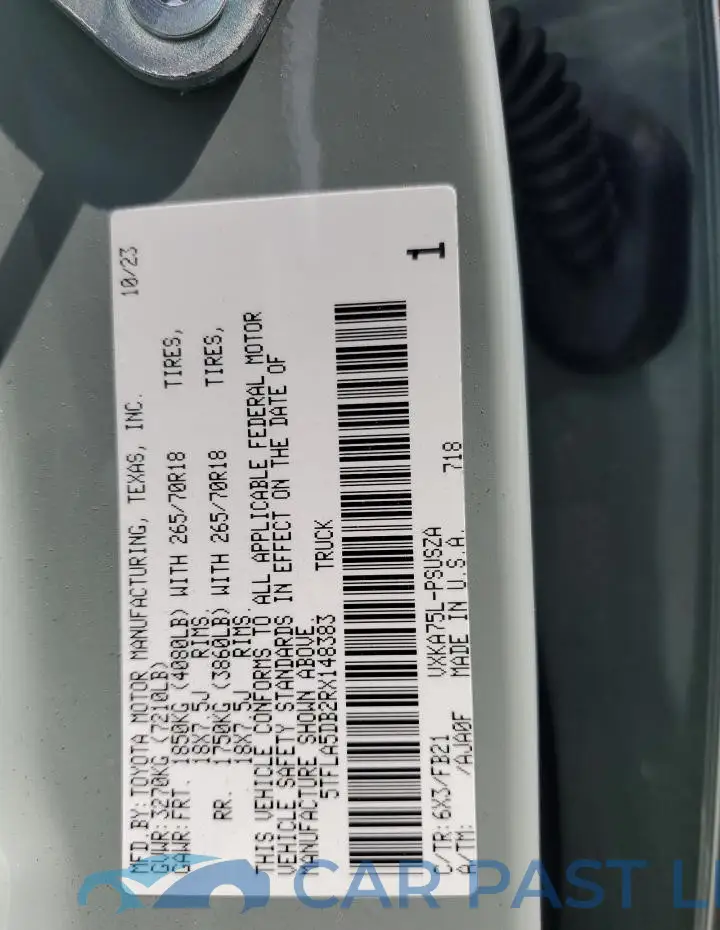 5TFLA5DB2RX148383# 12
