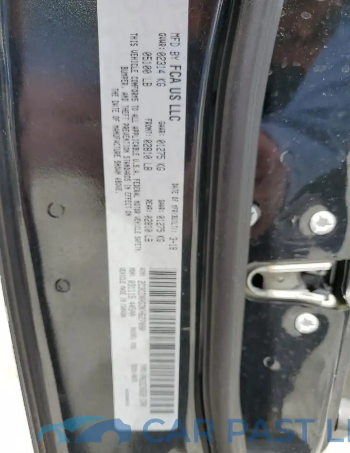 2C3CDXHG3KH627080# 12