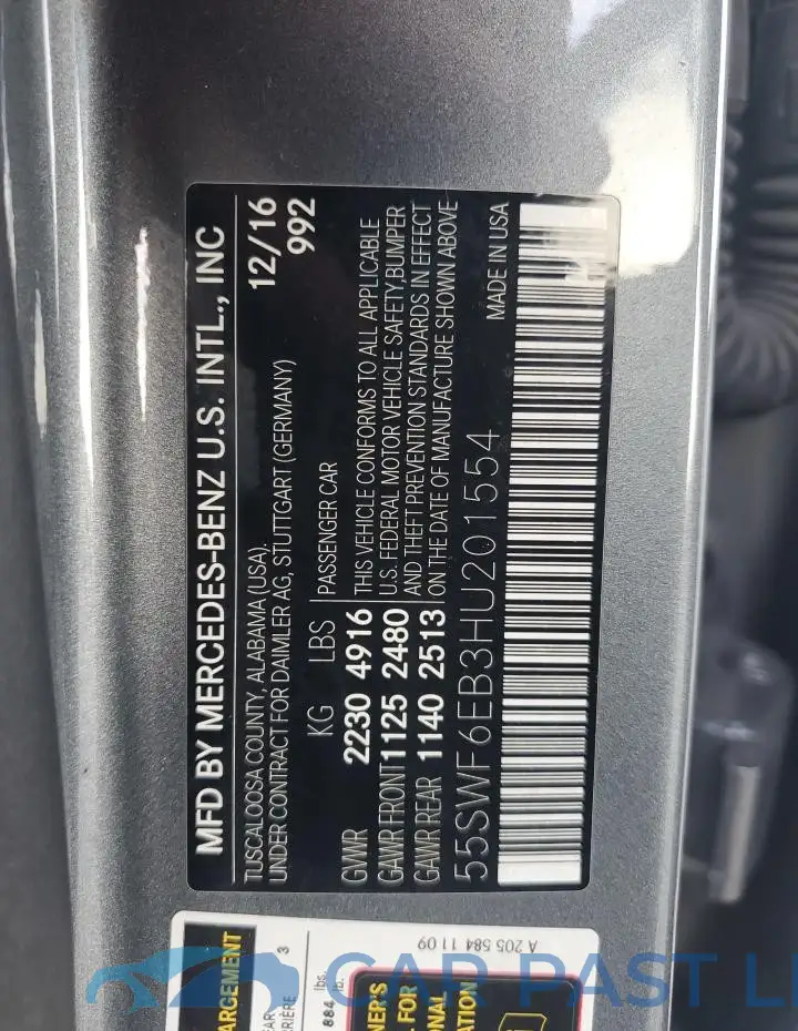 55SWF6EB3HU201554# 12