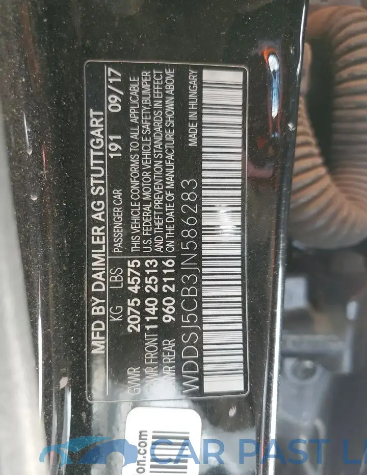 WDDSJ5CB3JN586283# 12