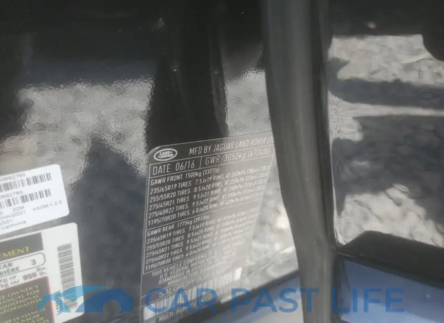 SALGR2PF0GA300984# 13