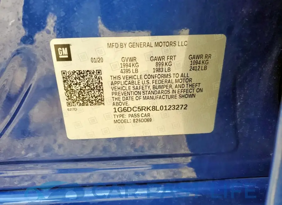 1G6DC5RK8L0123272# 12